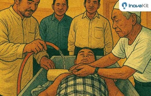 Memandikan Jenazah Pria