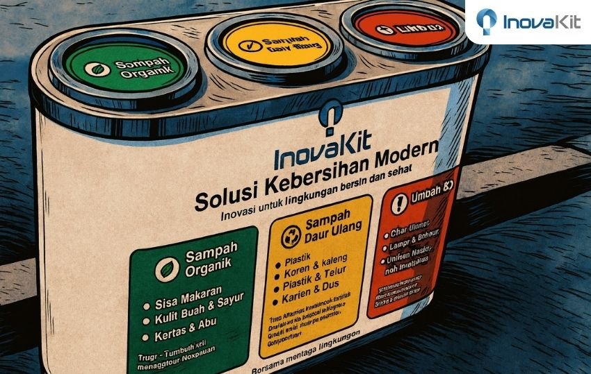 Tempat Sampah Stainless Steel