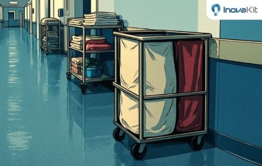 Troli Laundry Rumah Sakit