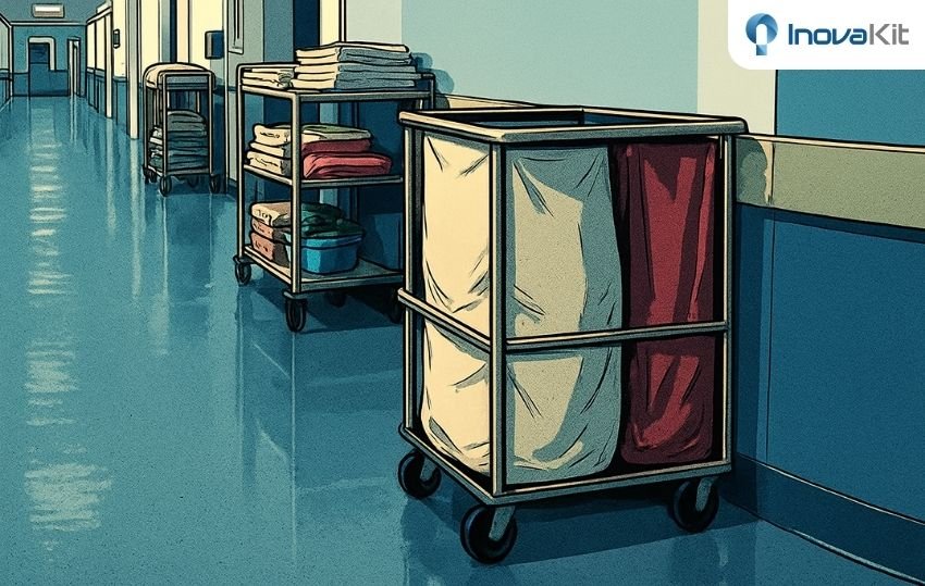 Troli Laundry Rumah Sakit