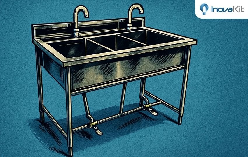 Wastafel Stainless