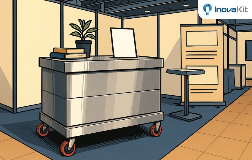 portable booth stand