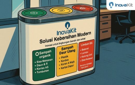 tempat sampah stainless besar