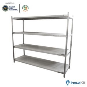 Solid Pan Rack 4 Tiers
