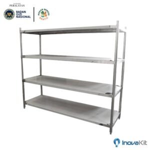 Solid Pan Rack 4 Tiers