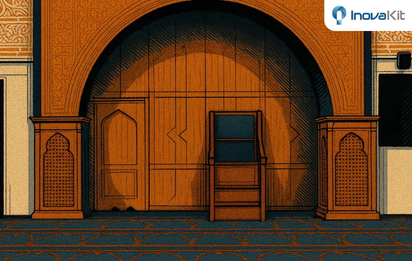 mimbar masjid minimalis