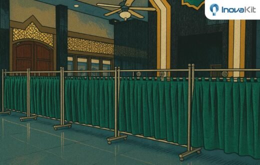 pembatas shaf musholla