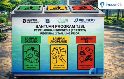 tempat sampah tertutup