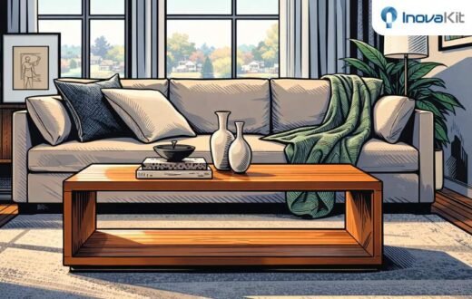 meja minimalis ruang tamu