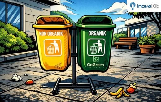 tempat sampah anorganik