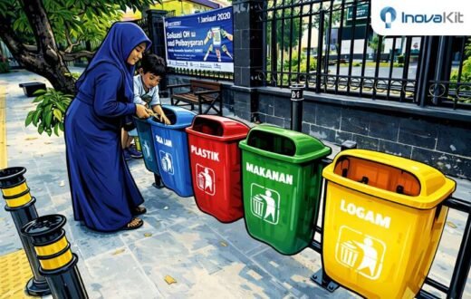 tempat sampah terpilah