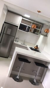 10 Kitchen Set Minimalis Stainless - Model Konter Gantung