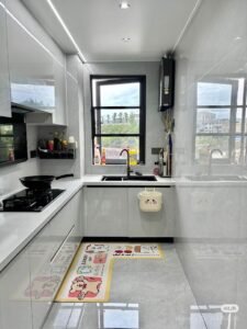 4 Kitchen Set Minimalis Stainless - Model Sanitasi Bersih