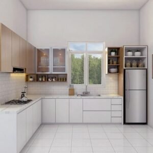 5 Kitchen Set Minimalis Stainless - Model Sudut Huruf L
