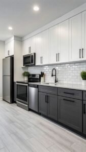 7 Kitchen Set Minimalis Stainless - Model Monokrom