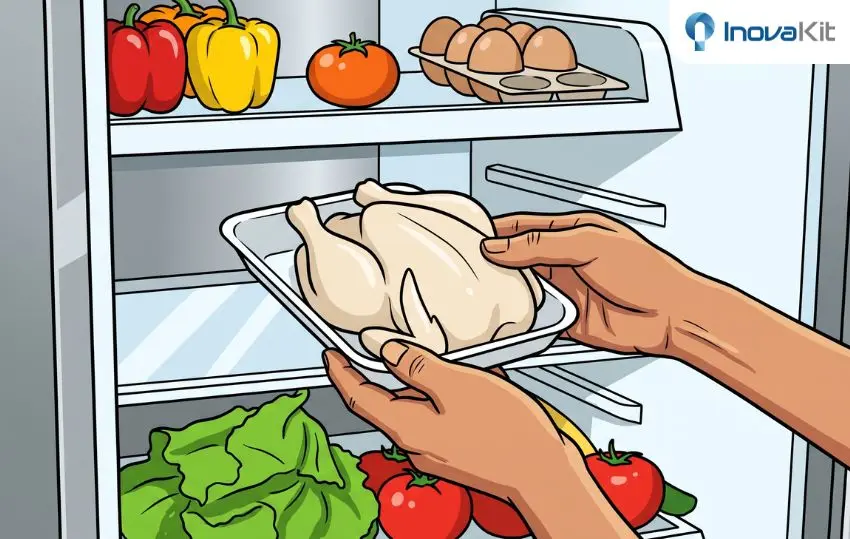 cara menyimpan daging ayam di kulkas