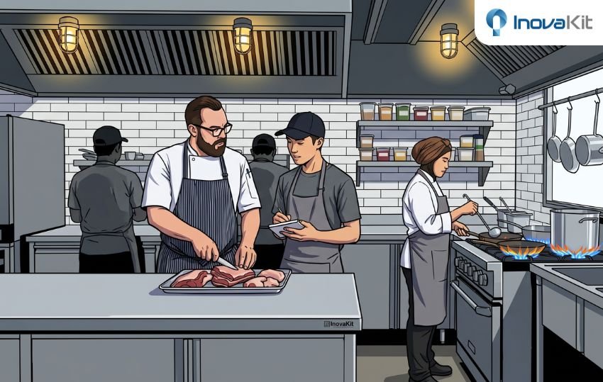 kitchen crew adalah