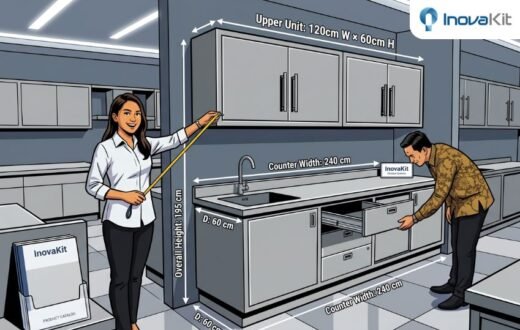 kitchen set ukuran