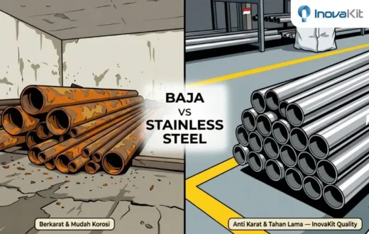 perbedaan baja dan stainless steel