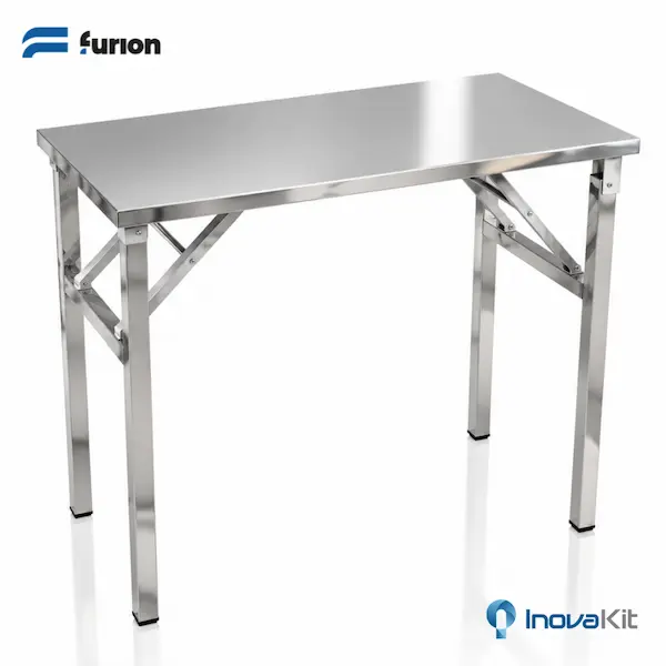 Meja Lipat Stainless
